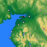 Nächste Vorhersageorte - Solway Firth - Karte