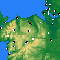 Nearby Forecast Locations - Colwyn Bay - Map