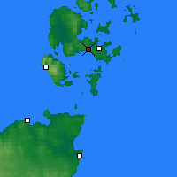Nearby Forecast Locations - Orkney - Map