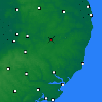 Nearby Forecast Locations - Diss - Map