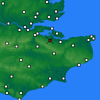 Nearby Forecast Locations - Sittingbourne - Map