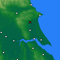 Nearby Forecast Locations - Driffield - Map