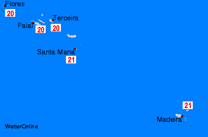 Azoren/Madeira: Mi, 22.05.