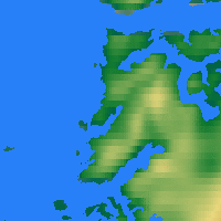 Nächste Vorhersageorte - Ilulissat - Karte