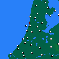 Nächste Vorhersageorte - Wijk aan Zee - Karte