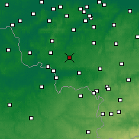 Nearby Forecast Locations - Chièvres - Map