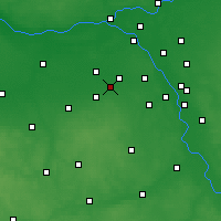 Nearby Forecast Locations - Brwinów - Map