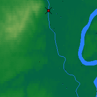 Nearby Forecast Locations - Muzi - Map