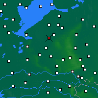 Nächste Vorhersageorte - Zeewolde - Karte
