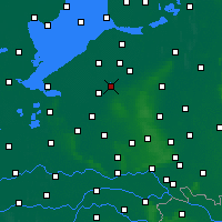 Nächste Vorhersageorte - Harderwijk - Karte