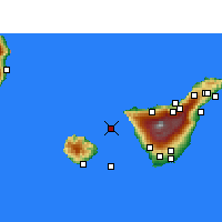 Nearby Forecast Locations - Canarias7 - Map