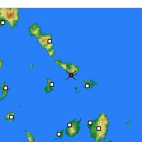 Nächste Vorhersageorte - Tinos - Karte