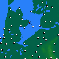 Nächste Vorhersageorte - Enkhuizen - Karte