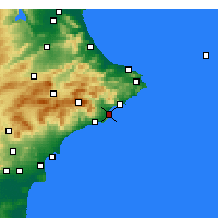 Nearby Forecast Locations - Altea - Map