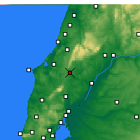 Nächste Vorhersageorte - Rio Maior - Karte