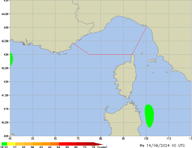 Mi 14.08.2024 00 UTC