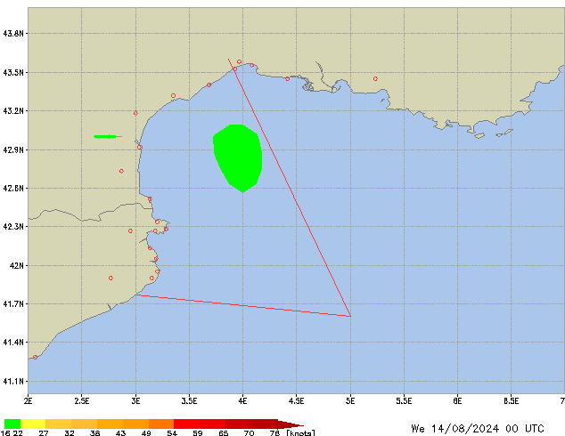 Mi 14.08.2024 00 UTC