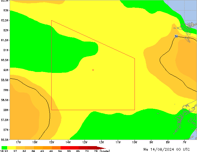 Mi 14.08.2024 00 UTC