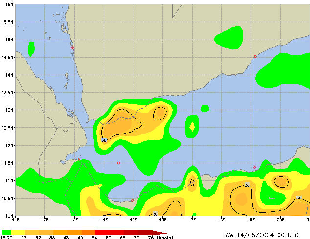 Mi 14.08.2024 00 UTC