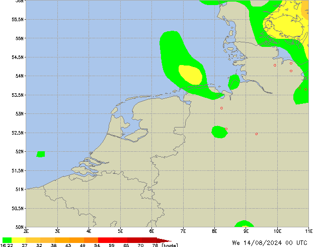 Mi 14.08.2024 00 UTC