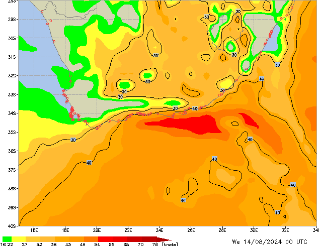 Mi 14.08.2024 00 UTC