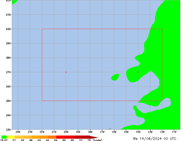 Mi 14.08.2024 00 UTC