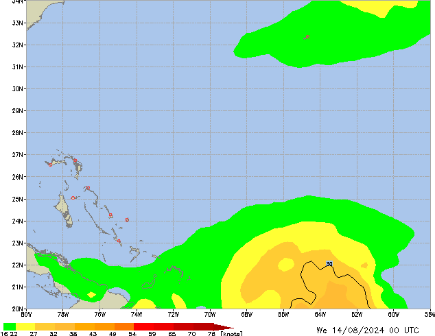 Mi 14.08.2024 00 UTC