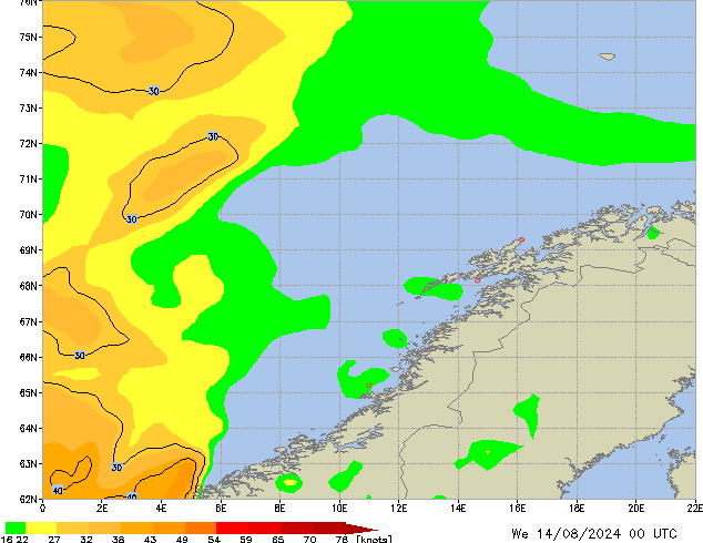 Mi 14.08.2024 00 UTC