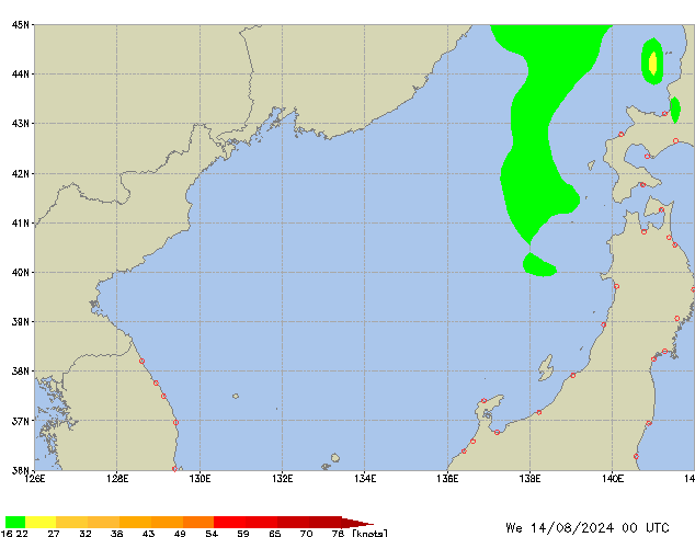 Mi 14.08.2024 00 UTC