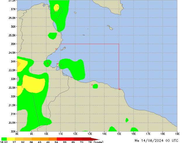 Mi 14.08.2024 00 UTC