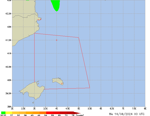 Mi 14.08.2024 00 UTC