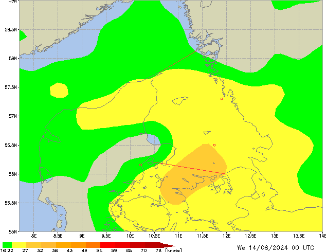 Mi 14.08.2024 00 UTC