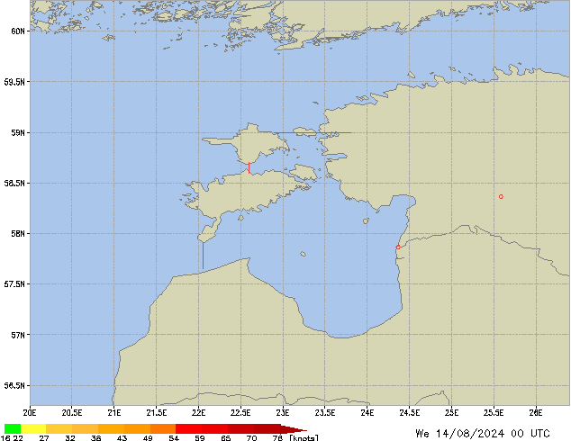 Mi 14.08.2024 00 UTC