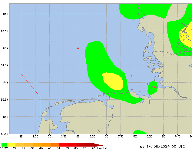 Mi 14.08.2024 00 UTC