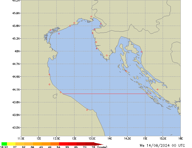 Mi 14.08.2024 00 UTC