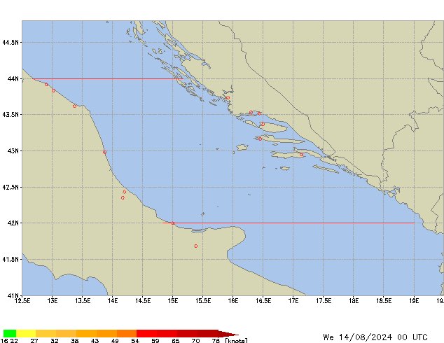 Mi 14.08.2024 00 UTC