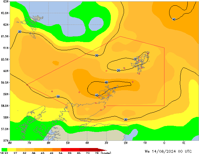 Mi 14.08.2024 00 UTC