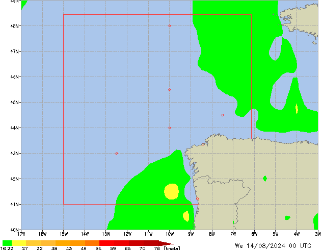 Mi 14.08.2024 00 UTC