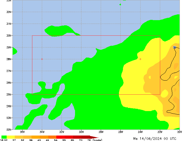 Mi 14.08.2024 00 UTC