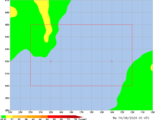 Mi 14.08.2024 00 UTC