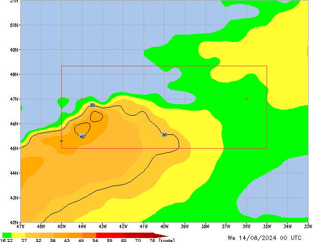 Mi 14.08.2024 00 UTC