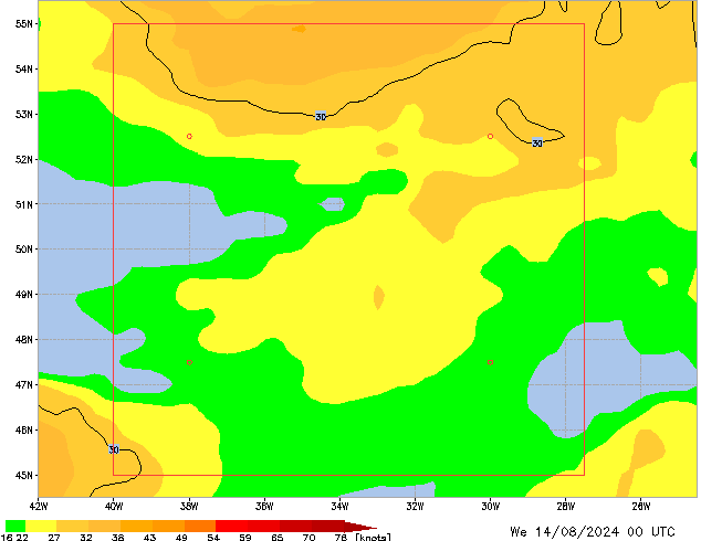 Mi 14.08.2024 00 UTC