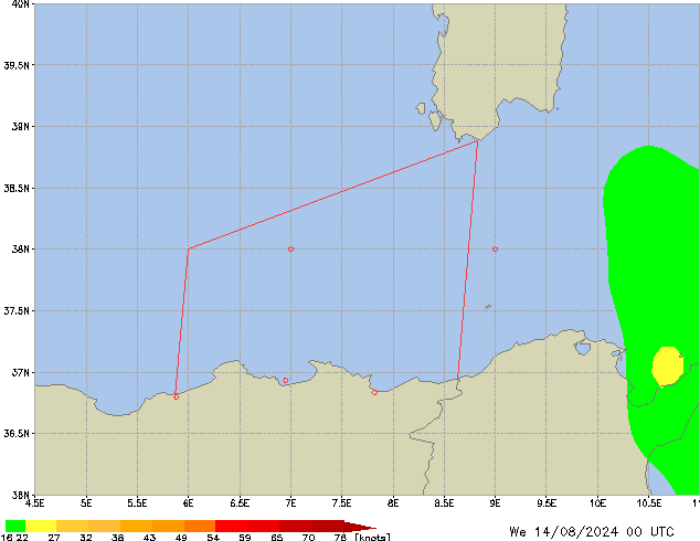 Mi 14.08.2024 00 UTC