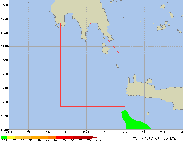 Mi 14.08.2024 00 UTC