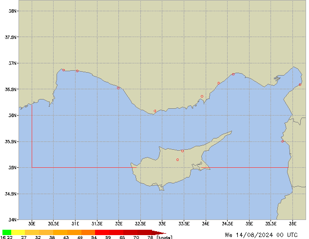 Mi 14.08.2024 00 UTC