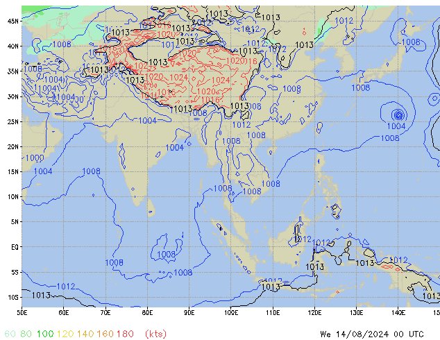 Mi 14.08.2024 00 UTC