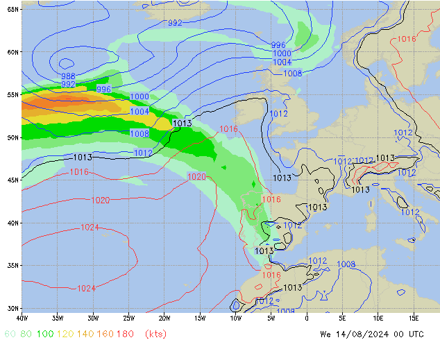 Mi 14.08.2024 00 UTC