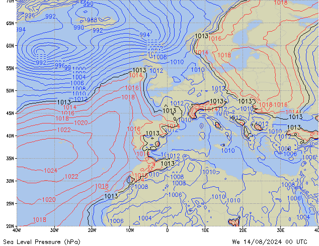 Mi 14.08.2024 00 UTC