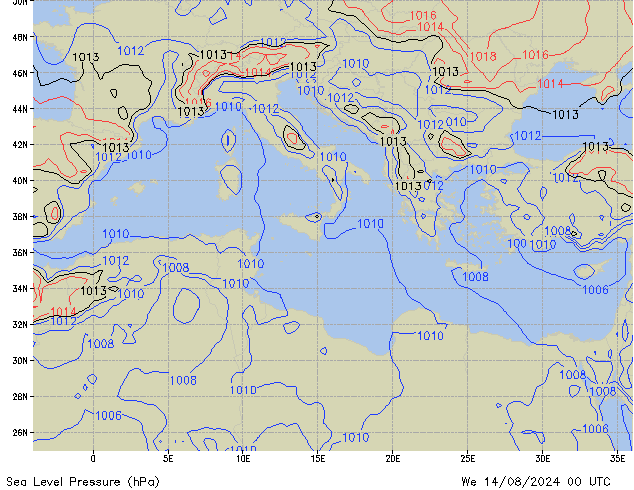 Mi 14.08.2024 00 UTC