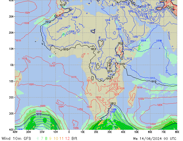 Mi 14.08.2024 00 UTC